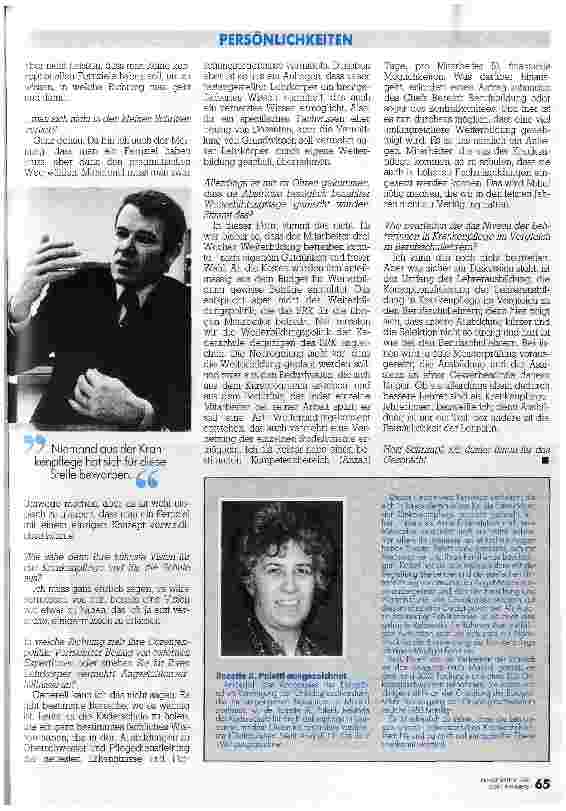 Vorschauseite 4: Ich bin ein pragmatischer Typ Interview mit Rektor Schrimpf Reto