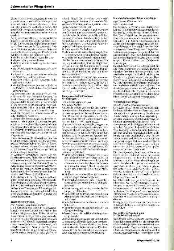 Vorschauseite 5: Das Pflegekonzept des St. Elisabeth Krankenhauses Mayen GmbH