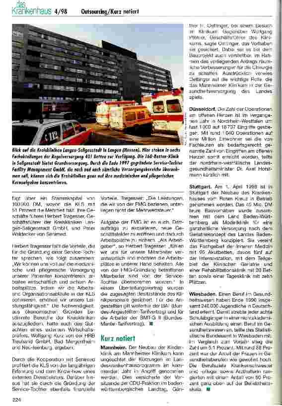 Vorschauseite 3: Gebäudemanagement - Service in einer Hand Outsourcing