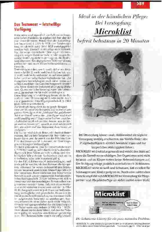 Vorschauseite 3: Oft muß das Vormundschaftsgericht entscheiden Der Betreuer hat das Wort - oder doch nicht? (Teil 2)