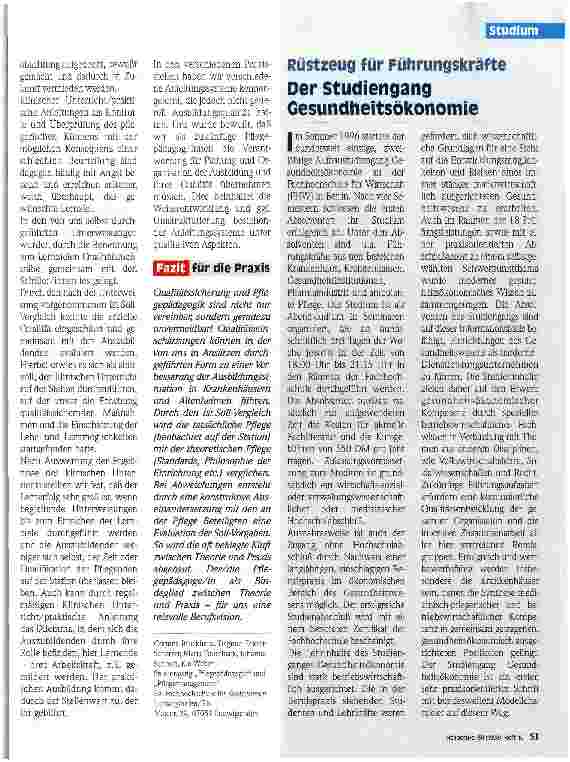 Vorschauseite 2: Qualitätssicherung und Pflegepädagogik - unvereinbar oder unvermeidbar? Erfahrungen von SudentInnen der Pflegepädagogik