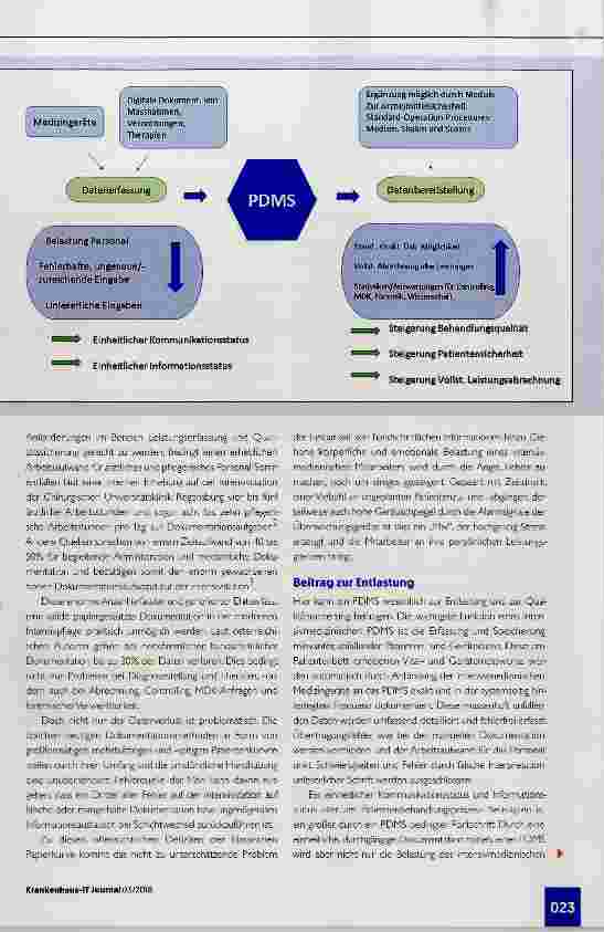 Vorschauseite 2: Patientendatenmanagementsysteme: Qualität für Patienten sichern