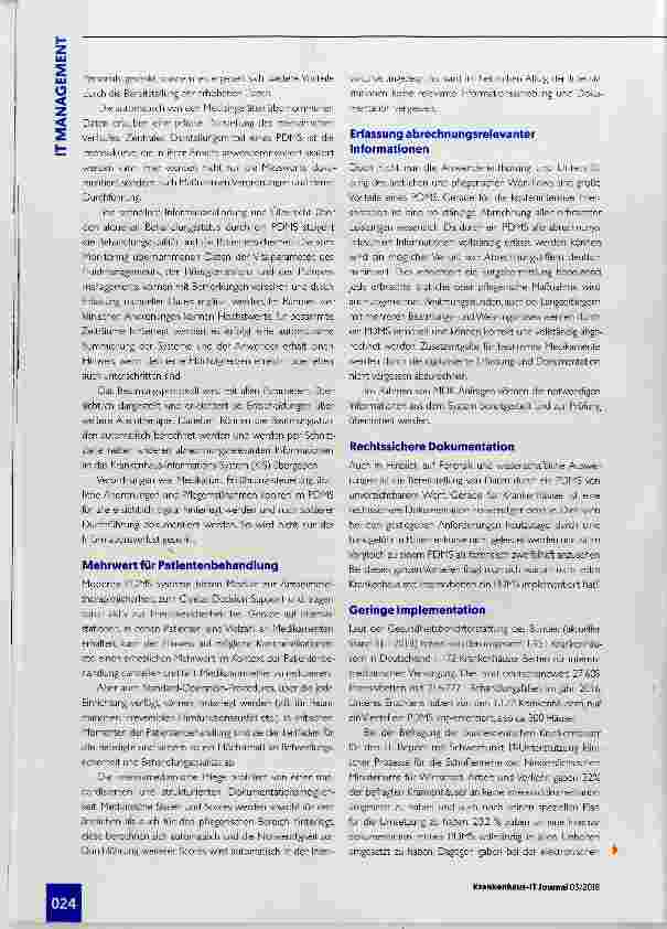 Vorschauseite 3: Patientendatenmanagementsysteme: Qualität für Patienten sichern