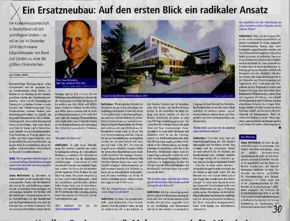 Vorschauseite 1: Ein Ersatzneubau: Auf den ersten Blick ein radikaler Ansatz