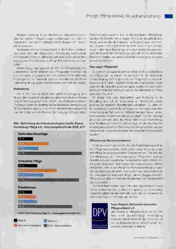 Vorschauseite 2: Pflege 4.0 Pflege zwischen Mensch und Robotik