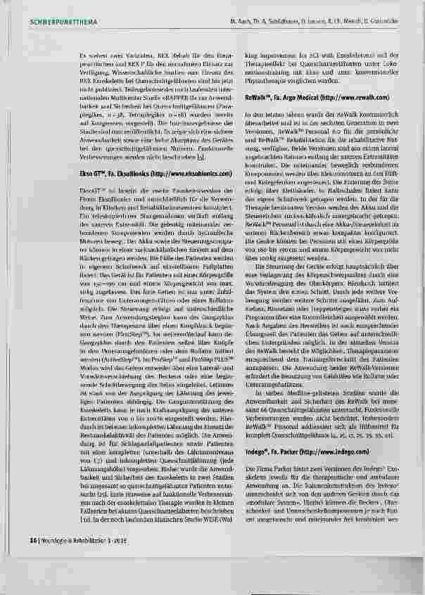 Vorschauseite 4: Exoskelette in der Rehabilitation Querschnittgelähmter Fluch oder Segen?