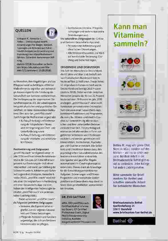 Vorschauseite 2: INNOVATIVE APRS (TEIL 4) Ältere Menschen und ihre Betreuer unterstützen