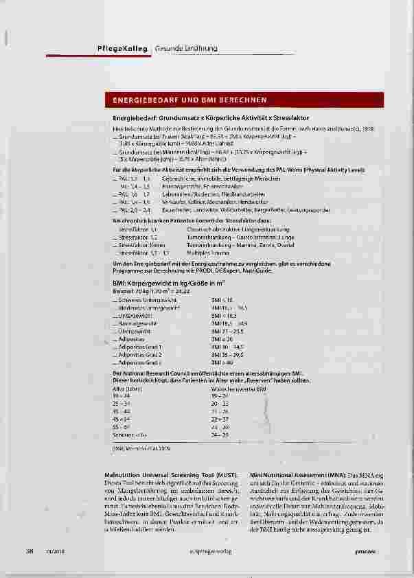 Vorschauseite 2: Mangelzustände rechtzeitig erkennen
