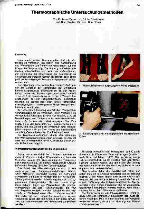 Vorschauseite 1: Thermographische Untersuchungsmethoden