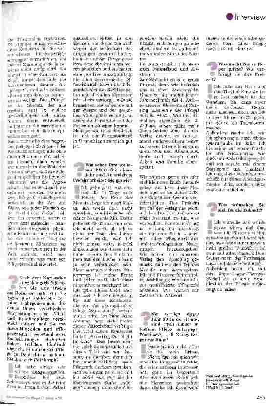 Vorschauseite 4: Ein Modell des Lebens Ein außergewöhnliches Interview mit Nancy Roper