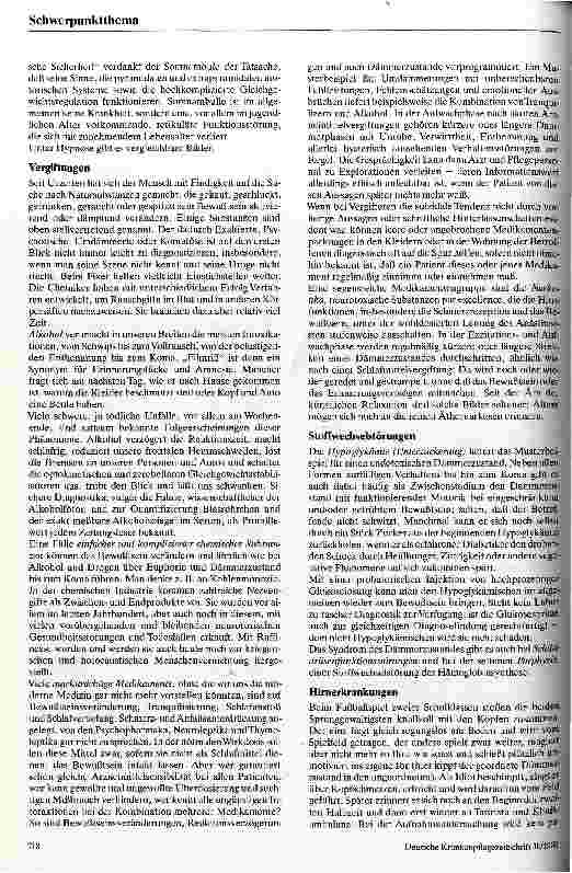 Vorschauseite 2: Der Dämmerzustand Neurologisch-psychiatrische Notsituationen