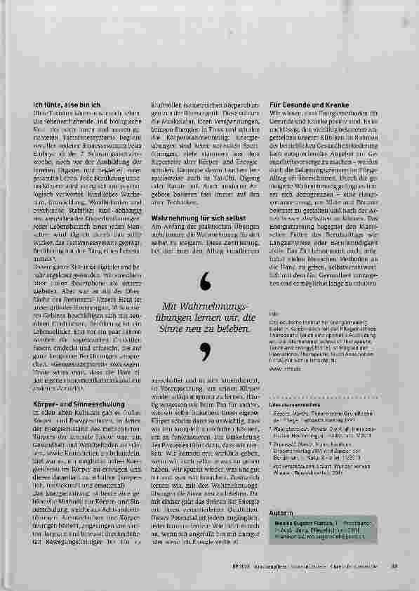 Vorschauseite 2: Mit der Kraft der Berührung