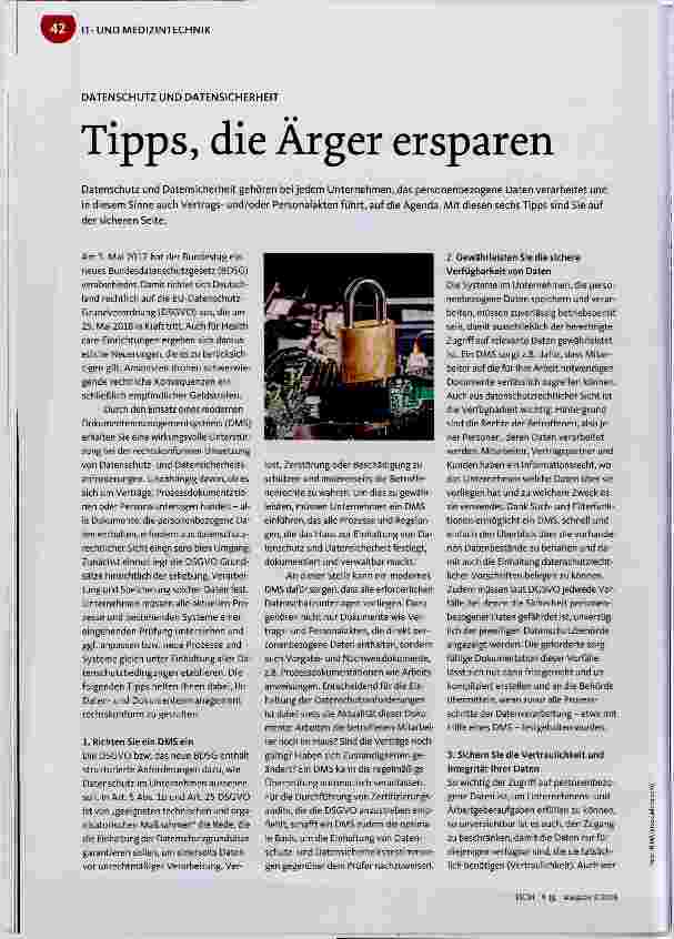 Vorschauseite 1: Tipps, die Ärger ersparen