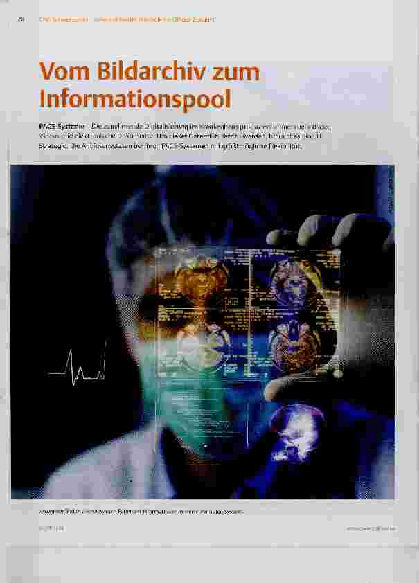 Vorschauseite 1: Vom Bildarchiv zum Informationspool