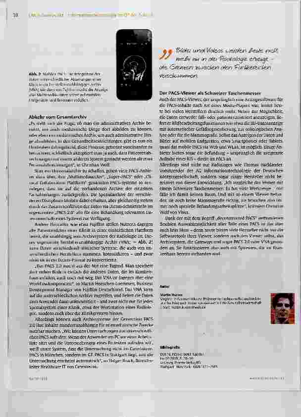 Vorschauseite 3: Vom Bildarchiv zum Informationspool