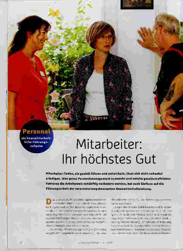 Vorschauseite 1: Mitarbeiter: Ihr höchstes Gut
