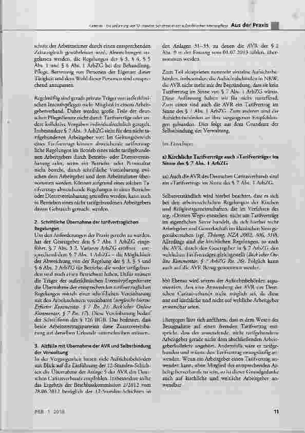 Vorschauseite 2: Die Einführung von 12-Stunden-Schichten in der auf^erklinischen Intensivpflege