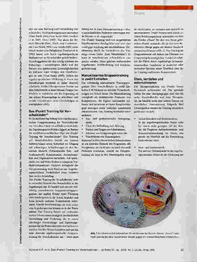 Vorschauseite 2: Gut vorbereitet in den Schulalltag starten Das iPunkt! Training für Vorschulkinder®