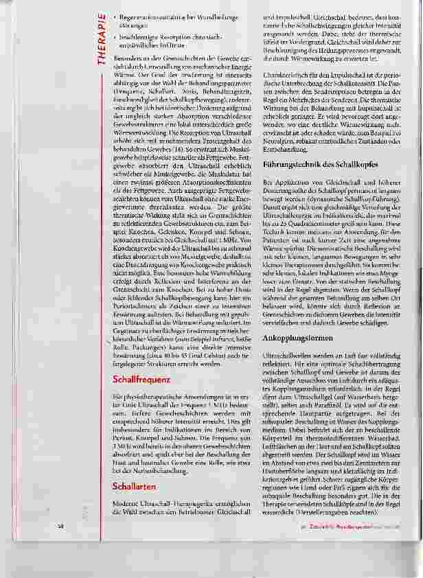 Vorschauseite 4: Update Ultraschalltherapie