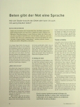 Vorschauseite 1: Beten gibt der Not eine Sprache. Wie viel Glaube braucht das Gebet oder kann ich auch mit wenig Glauben beten?