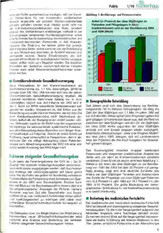 Vorschauseite 3: Gesundheitspolitik am Scheideweg Wie teuer darf unser Gesundheitssystem werden?