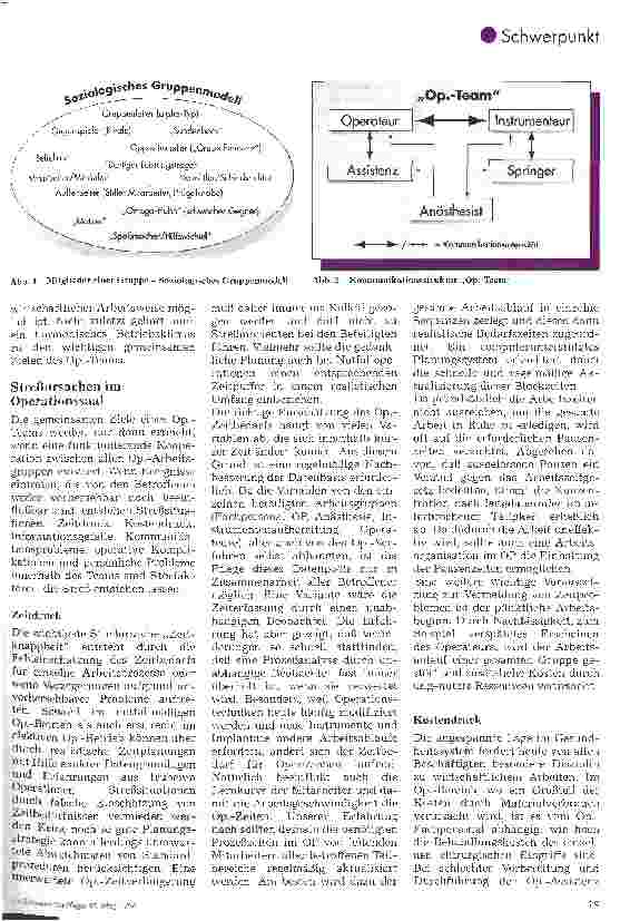Vorschauseite 2: Arbeitsplatz Operationssaal Kooperation im Spannungsfeld der Realität