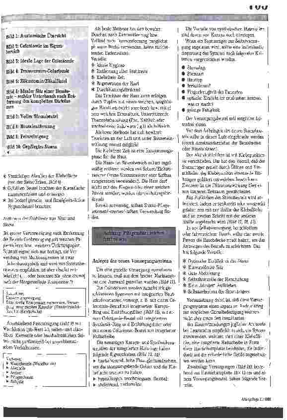 Vorschauseite 3: Spezielle Pflege: Patientenorientierte Stomatherapie / Postoperative Pflege u.Anleitung v. Betroffenen durch Alten-u.Gemeindepflegepersonen