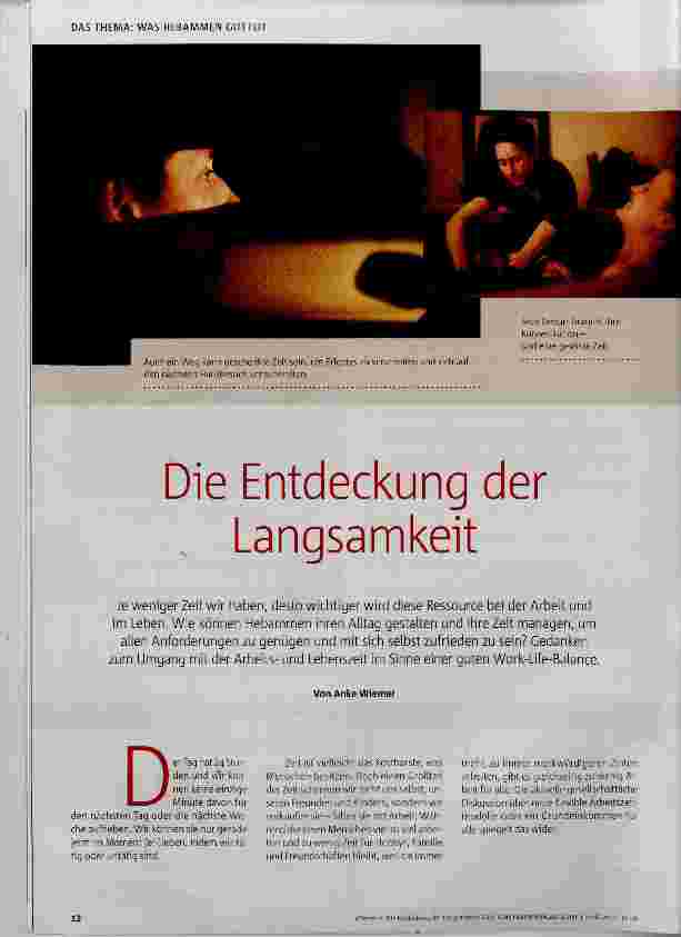 Vorschauseite 1: Die Entdeckung der Langsamkeit
