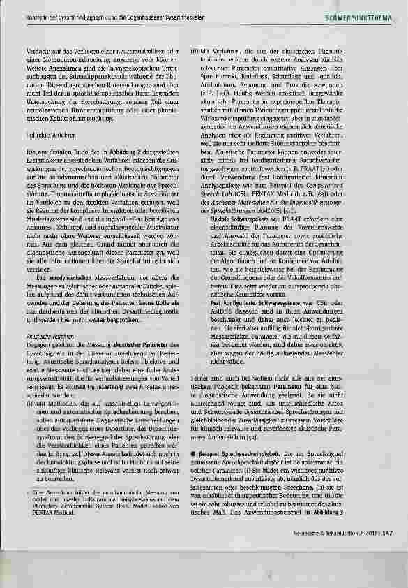 Vorschauseite 5: Konzepte der Dysarthriediagnostik und die Bogenhausener Dysarthrieskaien