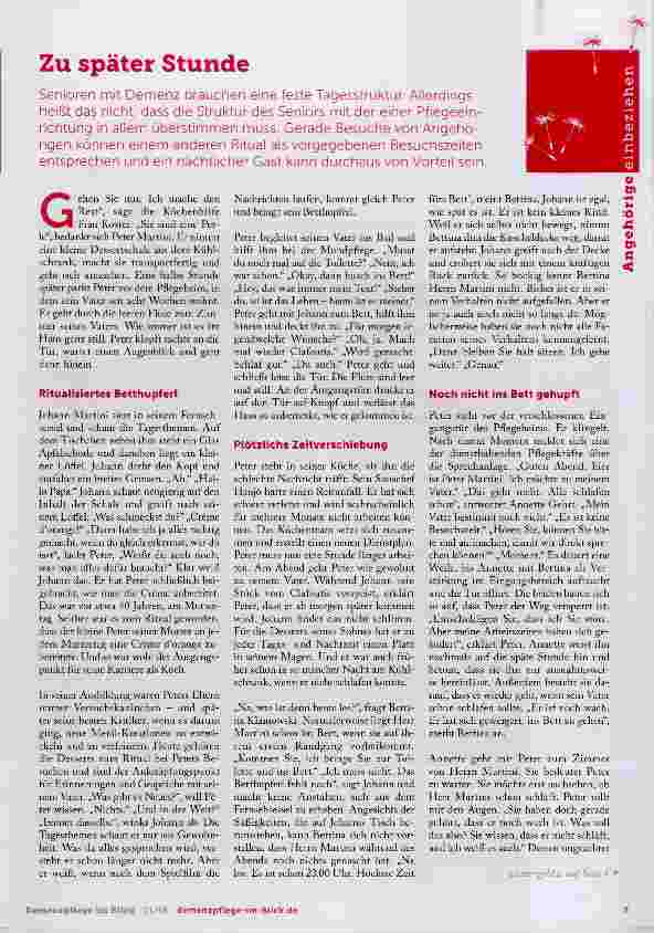 Vorschauseite 1: Zu später Stunde