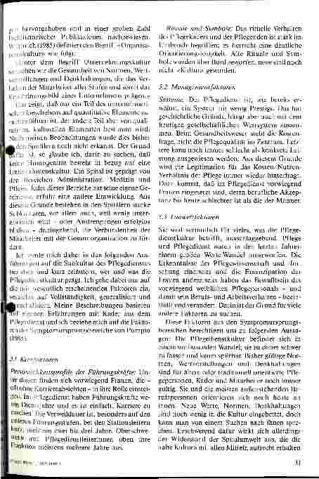 Vorschauseite 4: Identifikation mit dem Arbeitsplatz - Ist dies dem? Pflegepersonal möglich?