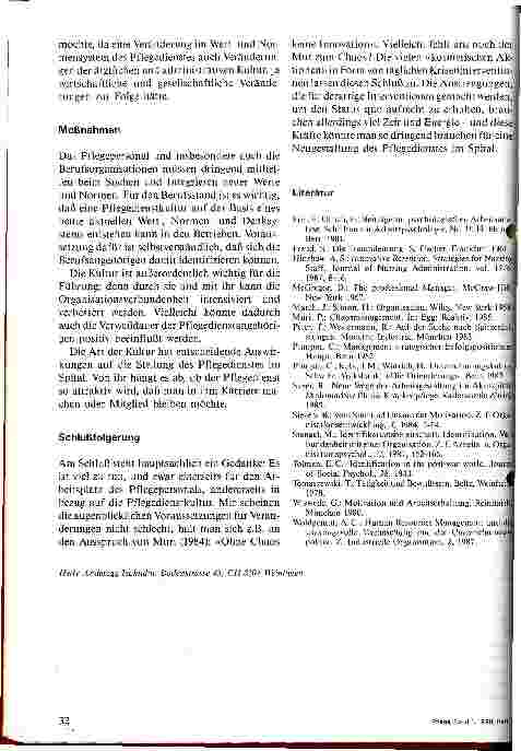 Vorschauseite 5: Identifikation mit dem Arbeitsplatz - Ist dies dem? Pflegepersonal möglich?