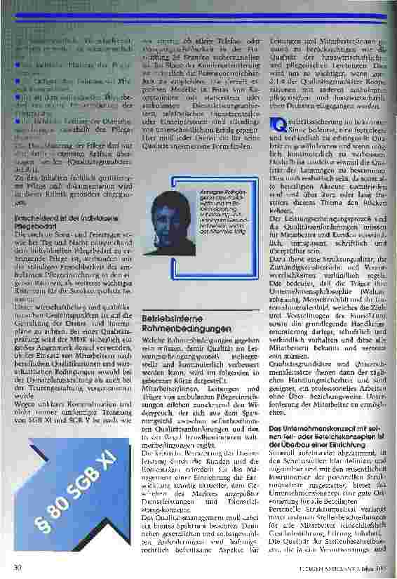 Vorschauseite 2: Elemente der Strukturqualität ( 80 SGB XI) Die personalle und sachliche Ausstattung von ambulanten Einrichtungen