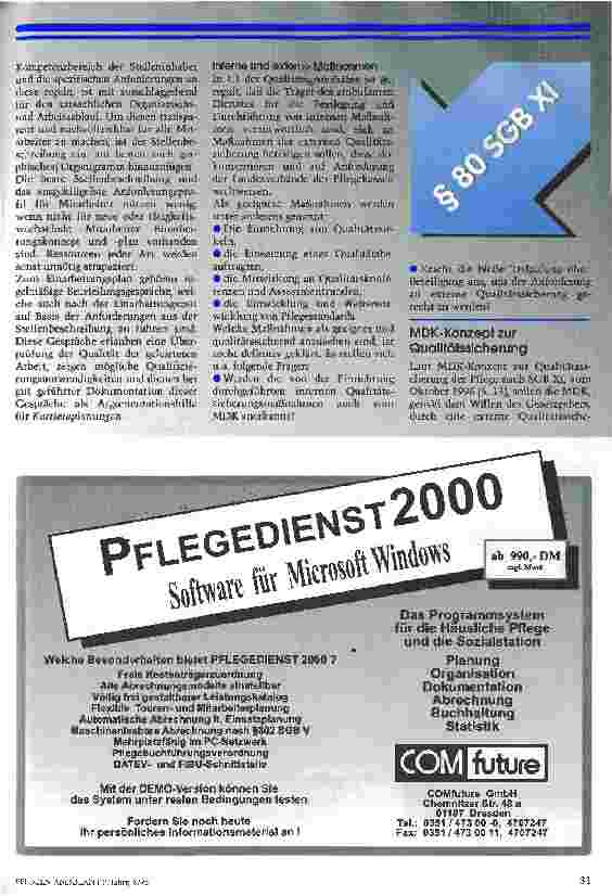 Vorschauseite 3: Elemente der Strukturqualität ( 80 SGB XI) Die personalle und sachliche Ausstattung von ambulanten Einrichtungen