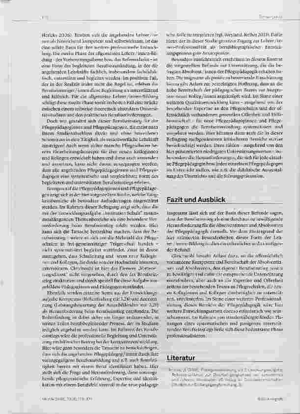 Vorschauseite 4: Herausforderungen beim Berufseinstieg in die Pflegepädagogik und Wege ihrer Bewältigung
