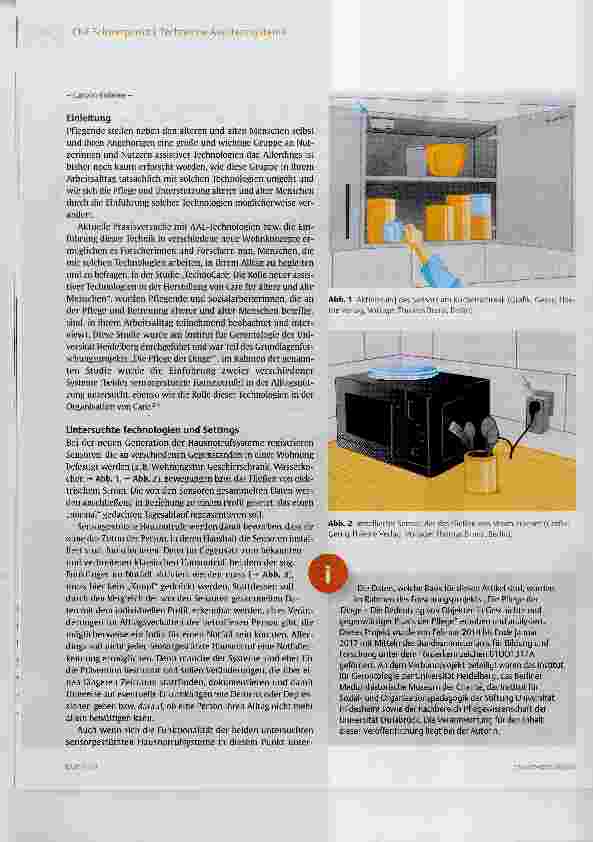 Vorschauseite 2: TechnoCare die Rolle assistiver Technologien in der Organisation von Care