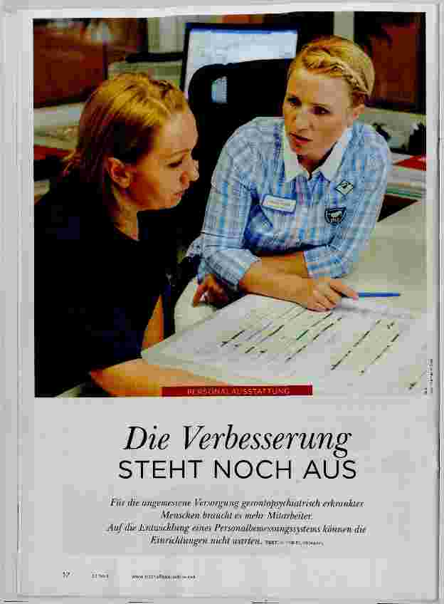 Vorschauseite 1: Die Verbesserung STEHT NOCH AUS