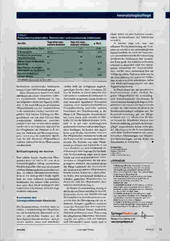 Vorschauseite 2: Mehr Überstunden mehr Infektionen