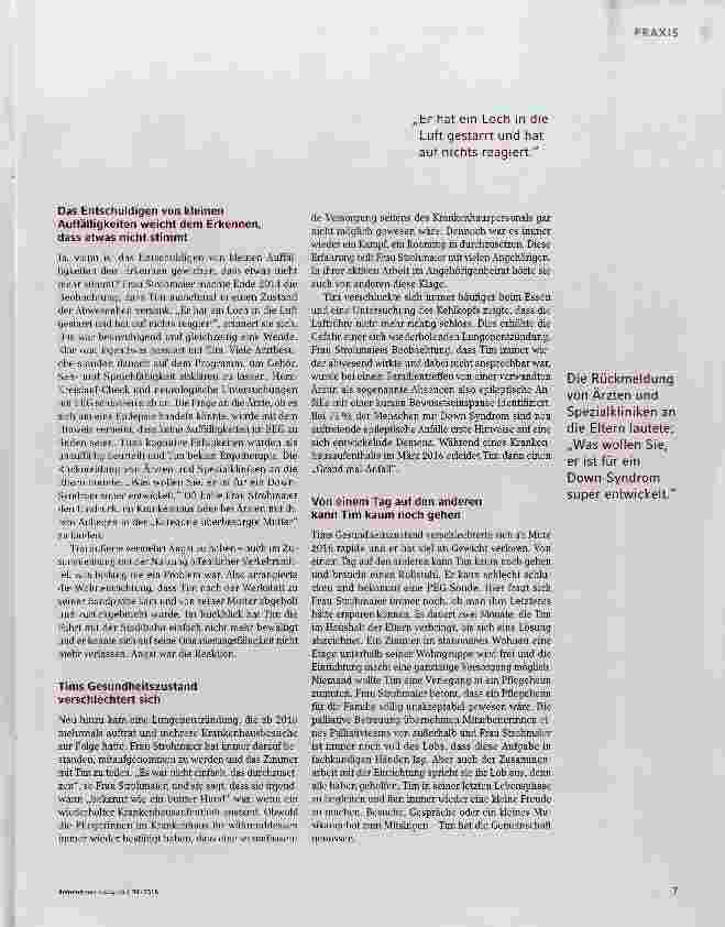 Vorschauseite 2: Wie die Demenz sich in Tims Leben geschlichen hat