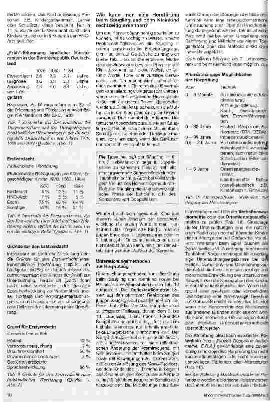 Vorschauseite 3: Die frühkindliche Hörstörung Diagnose, Therapie, Probleme bei der Früherkennung