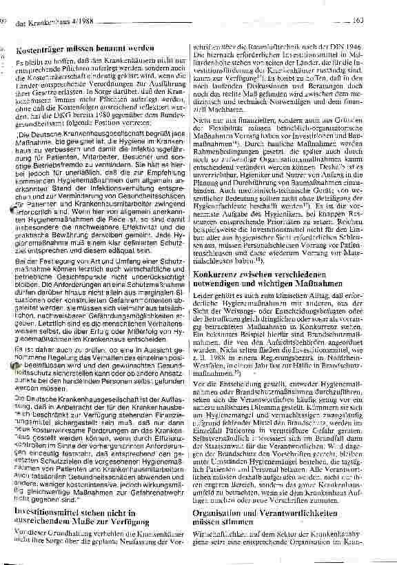 Vorschauseite 4: Kosten-Nutzen-Relation krankenhaushygienischer Maßnahmen