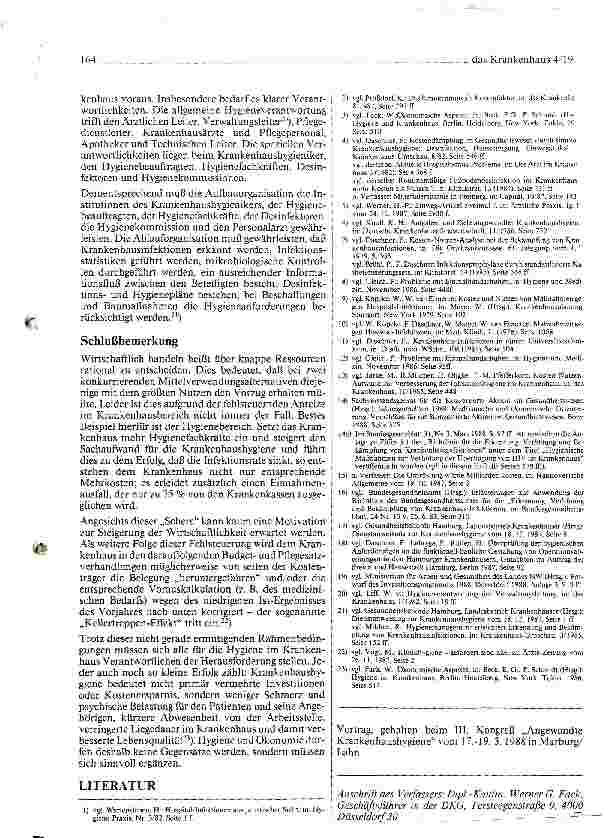 Vorschauseite 5: Kosten-Nutzen-Relation krankenhaushygienischer Maßnahmen
