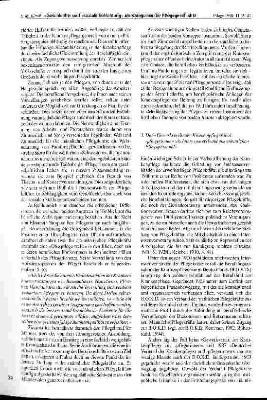 Vorschauseite 5: Geschlecht und soziale Schichtung als Kategorien der Pflegegeschichte: Männl. Pflegekräfte in der Verberuflichung der dt. Krankenpflege um 1900