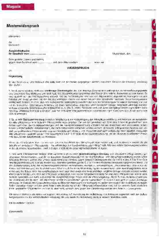 Vorschauseite 2: Rechtsbehelfe gegen die Alltenpflegeumlage