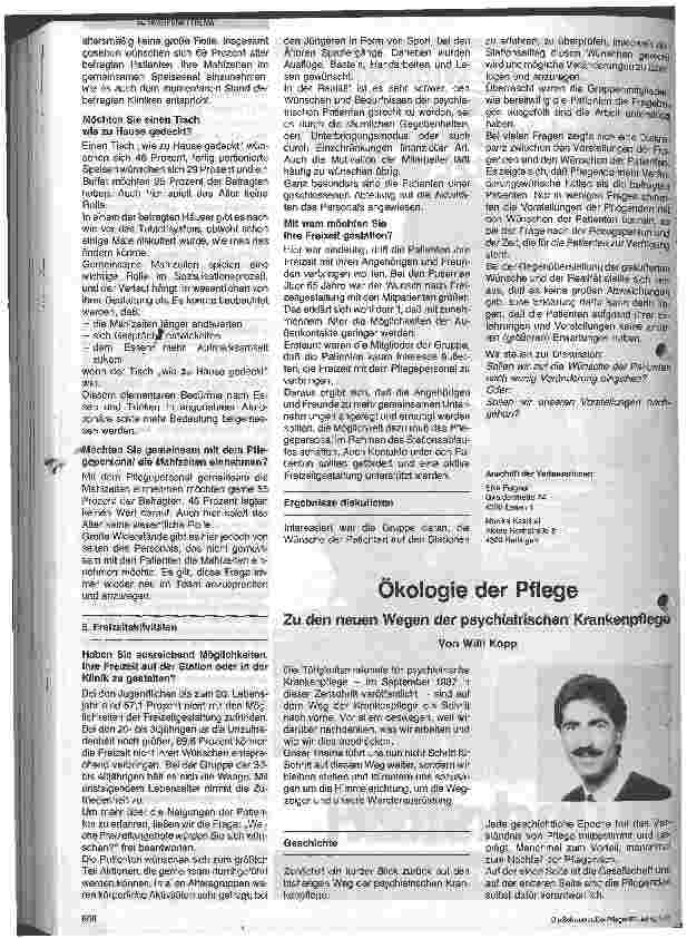 Vorschauseite 4: Kennt Pflegepersonal die Wünsche der Patienten in der Psychiatrie?