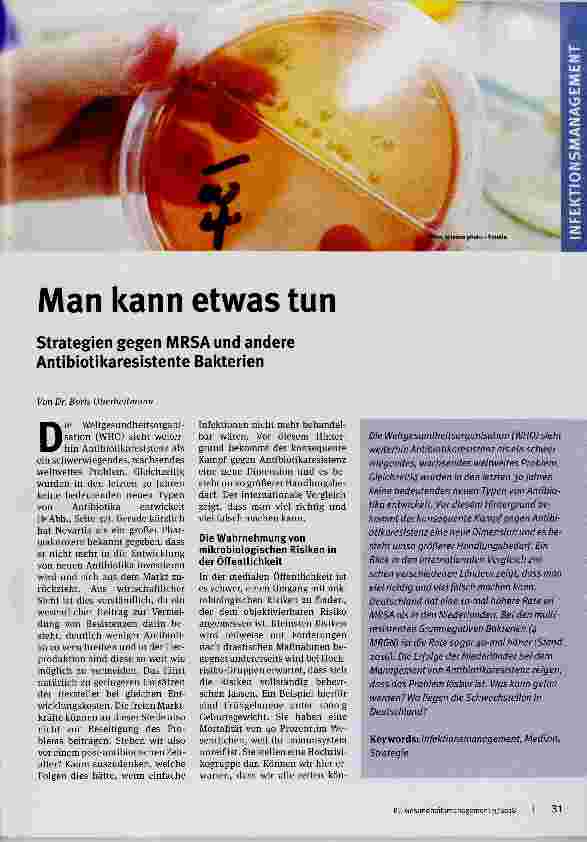 Vorschauseite 1: Man kann etwas tun