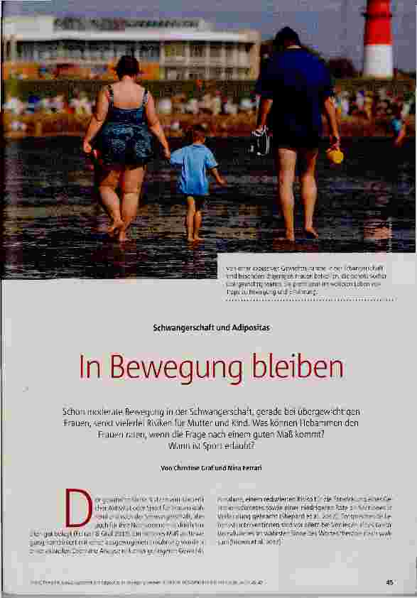 Vorschauseite 1: In Bewegung bleiben