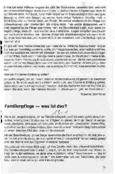 Vorschauseite 1: Familienpflege - was ist das?
