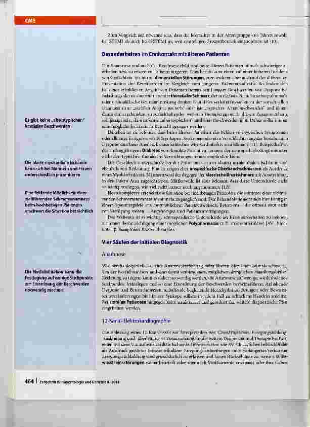 Vorschauseite 4: Akutes Koronarsyndrom beim älteren Menschen