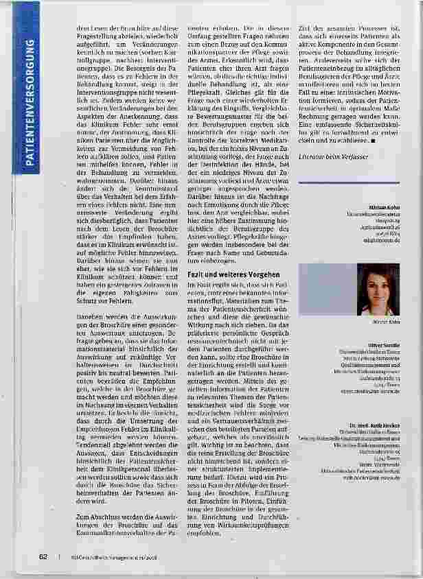 Vorschauseite 3: Mehr Aufklärung und aktive Beteiligung